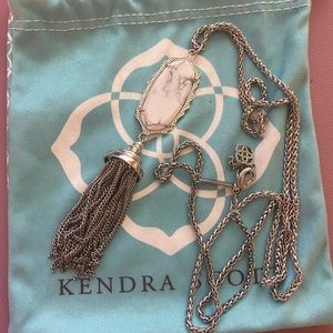Kendra Scott White Howlite pendant necklace